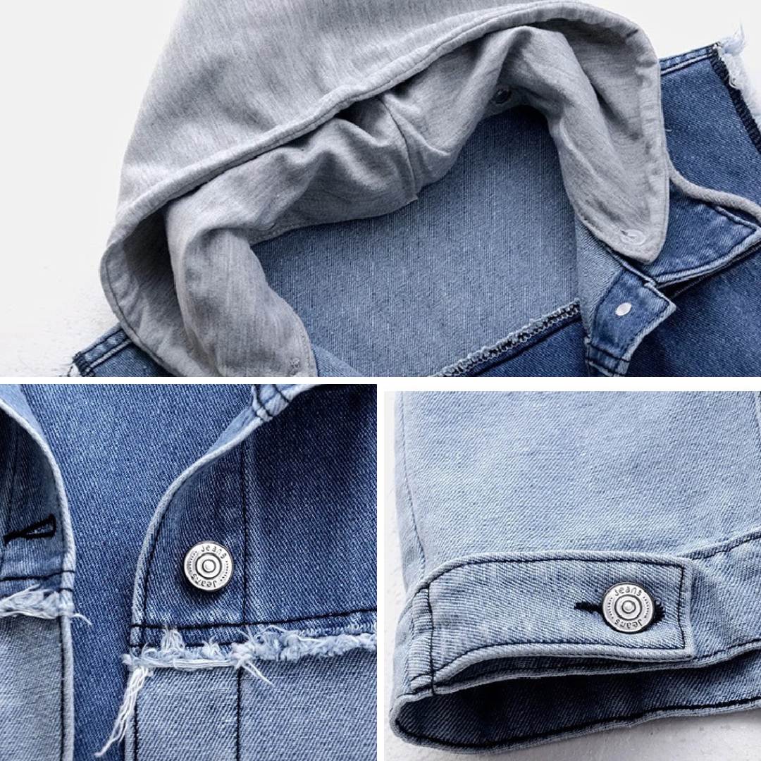 Dan Wellington Hooded Denim Jacket