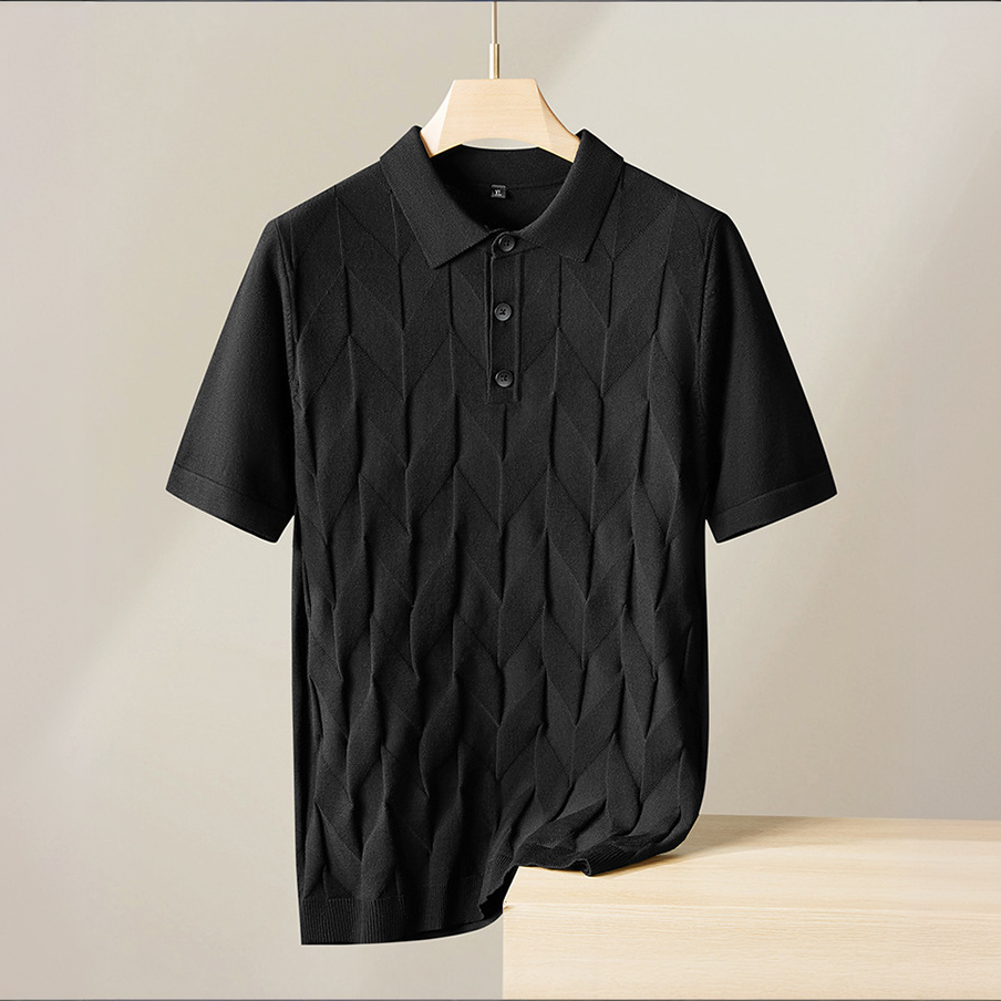 Valentino Chevron Polo Shirt