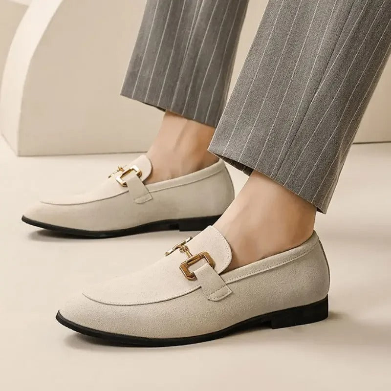 Dan Harrington Leather Loafers