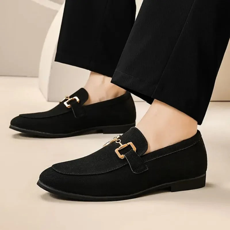 Dan Harrington Leather Loafers