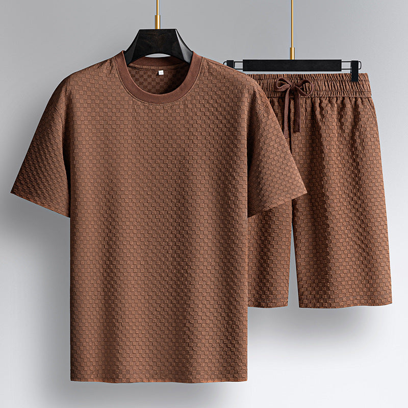 Leandro Premium Waffle-Knit Lounge Set