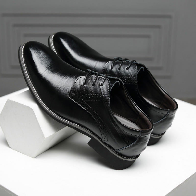 Sernano Genuine Leather Oxford Shoe