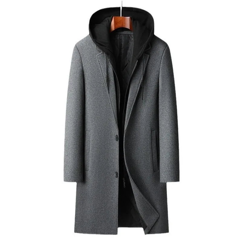 Grant Harrington Hooded Wool Coat