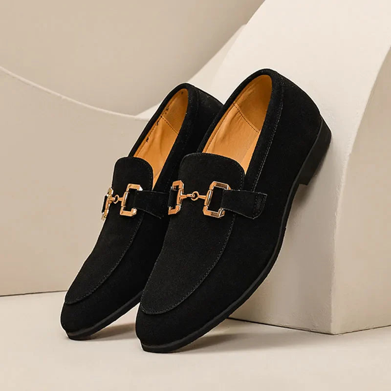 Dan Harrington Leather Loafers