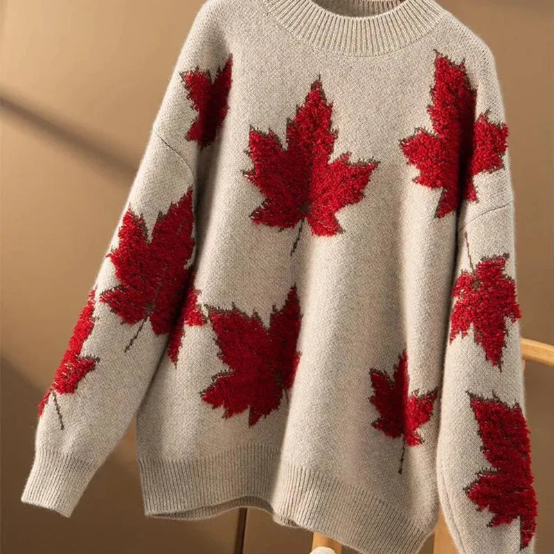 Clara Lay Maple Knit Sweater