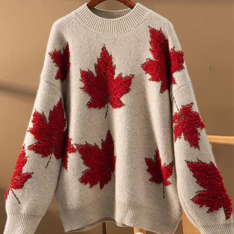 Clara Lay Maple Knit Sweater