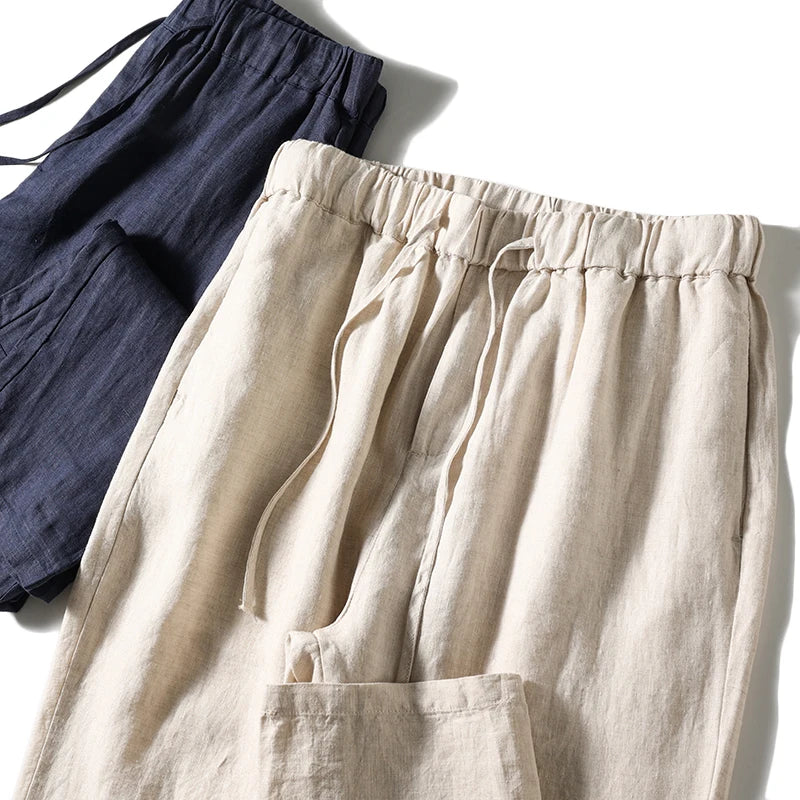 Dan Wellington 100% Linen Trousers