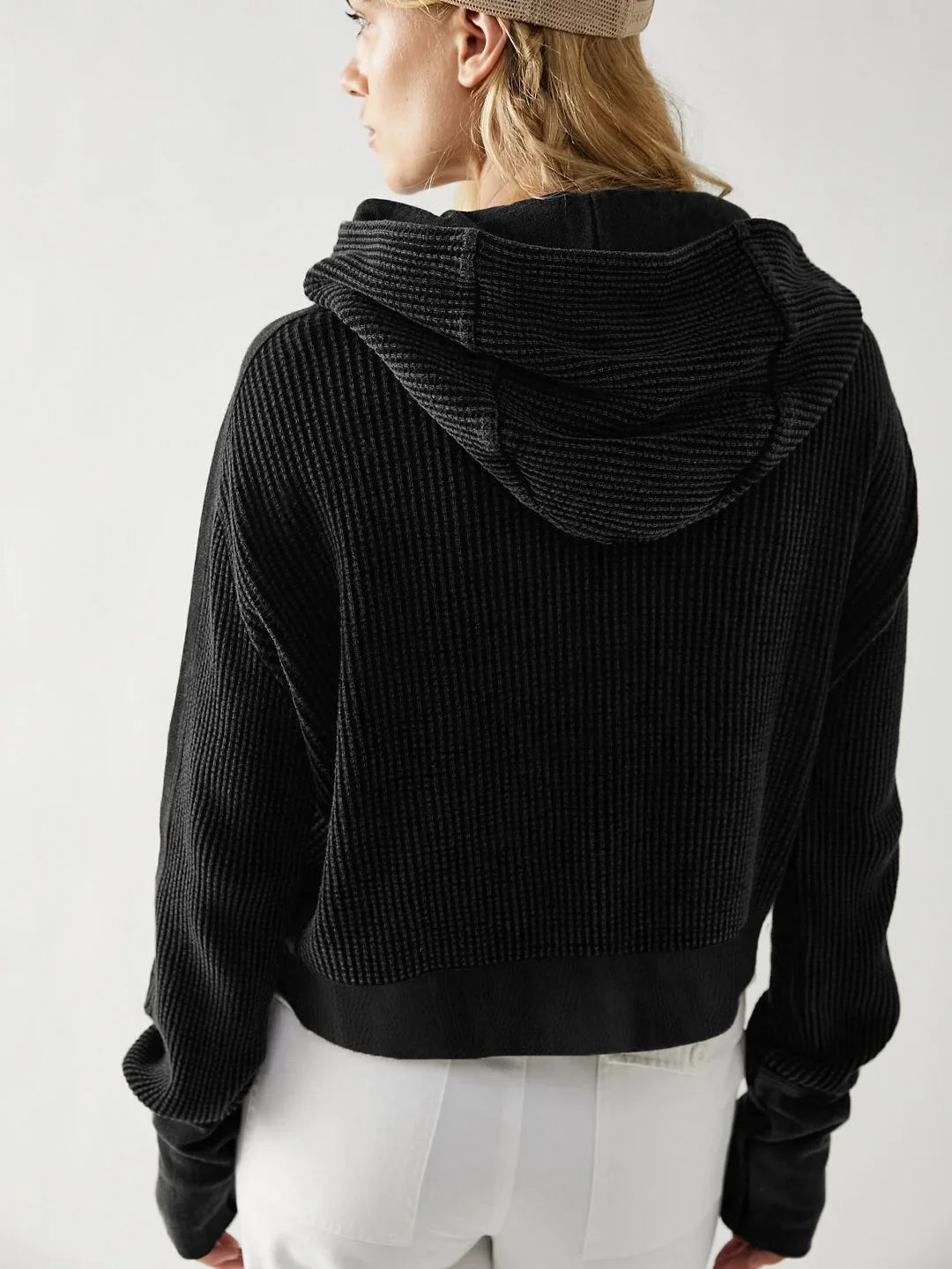 Maya Woods Cropped Hoodie