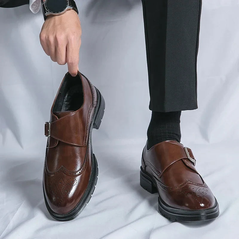 Valentino Buckle Dress Shoes