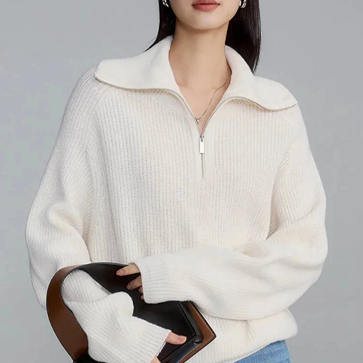 Clara May Zip-Sweater