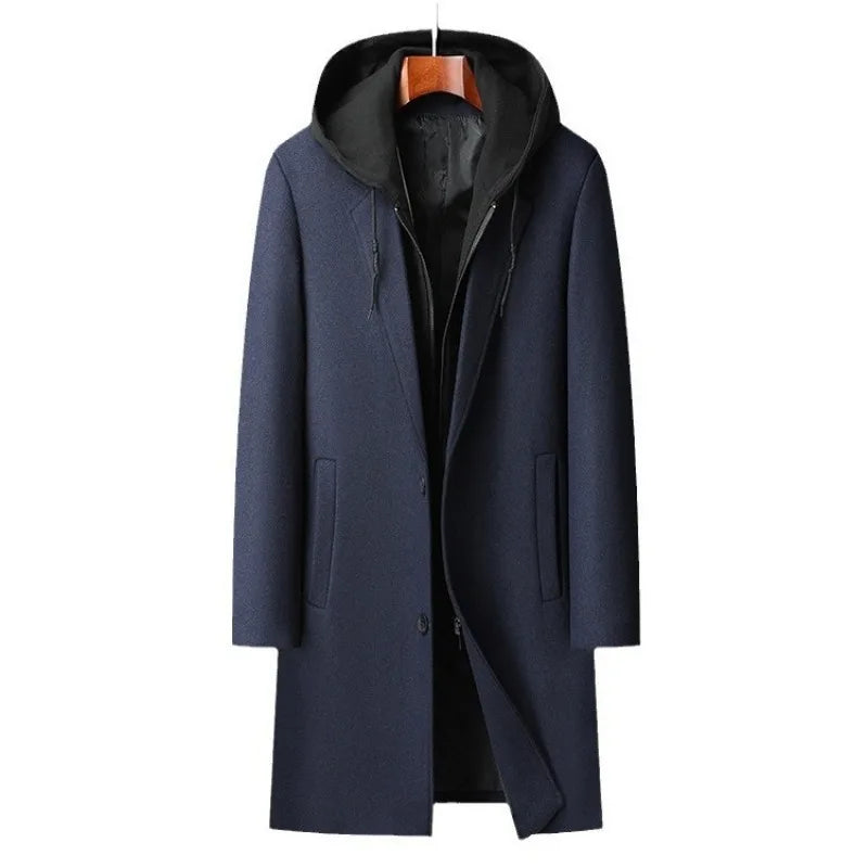 Grant Harrington Hooded Wool Coat