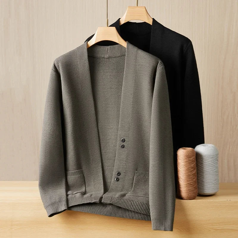 Liam Turner Merino Wool Cardigan