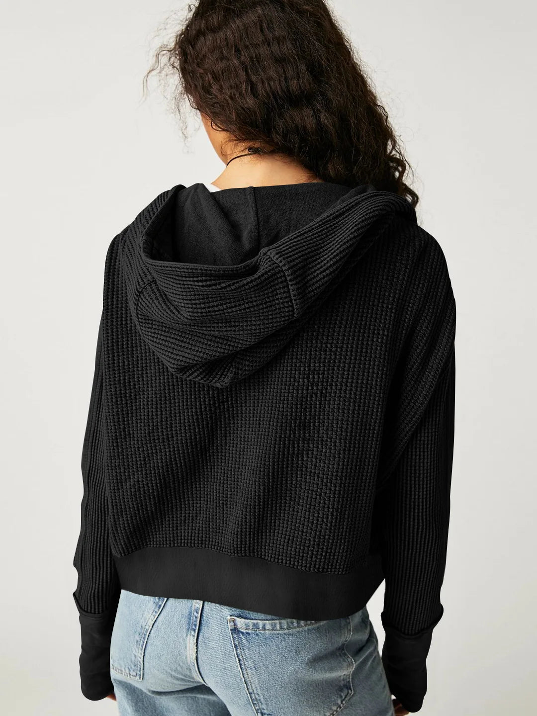 Maya Woods Cropped Hoodie