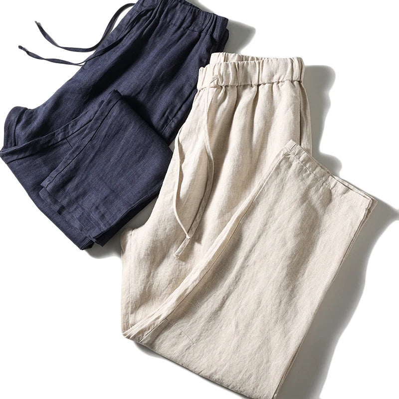 Dan Wellington 100% Linen Trousers