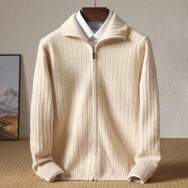 Sebastian Clarke Cashmere Zip-Up Sweater