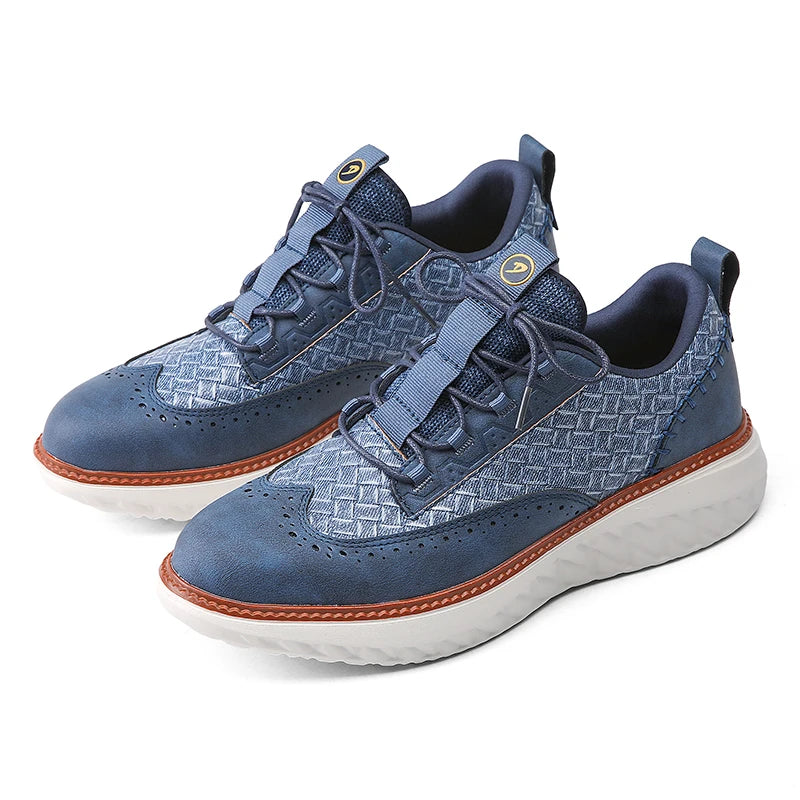 Logan Pierce Textured Sneakers