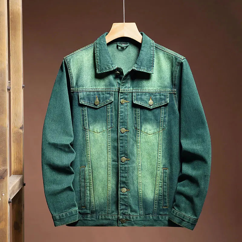 Emerald Stonewash Denim Jacket