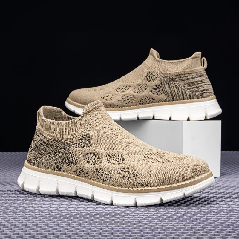 Logan Pierce Knit Sneakers