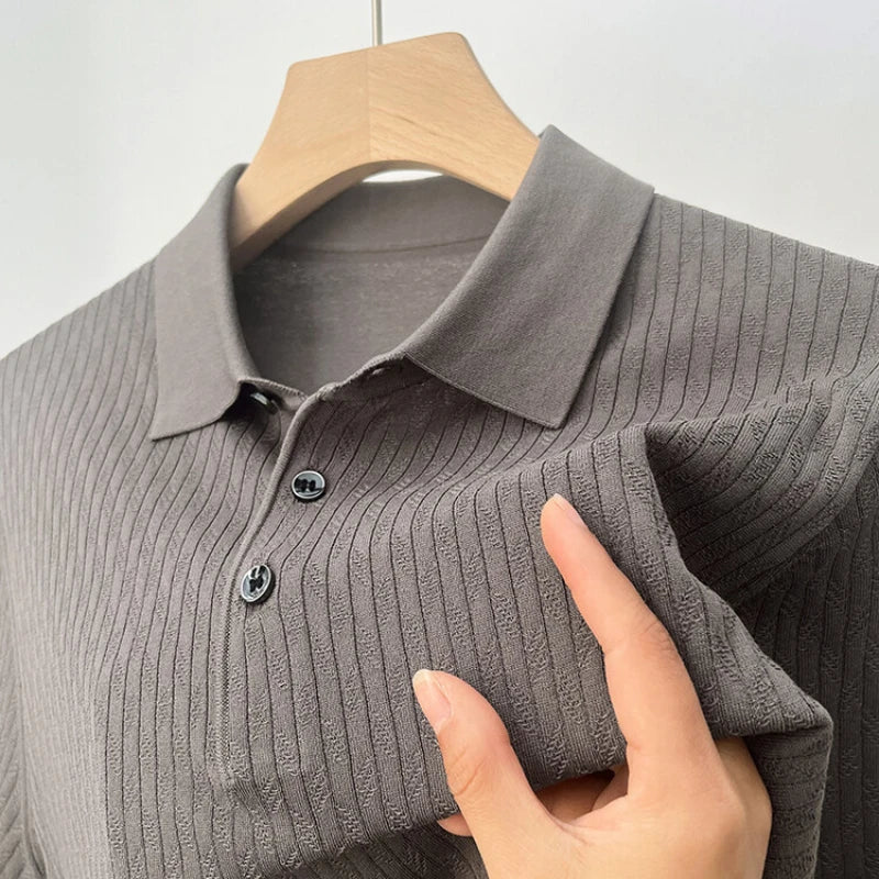 Lorenzo Jacquard Polo Shirt