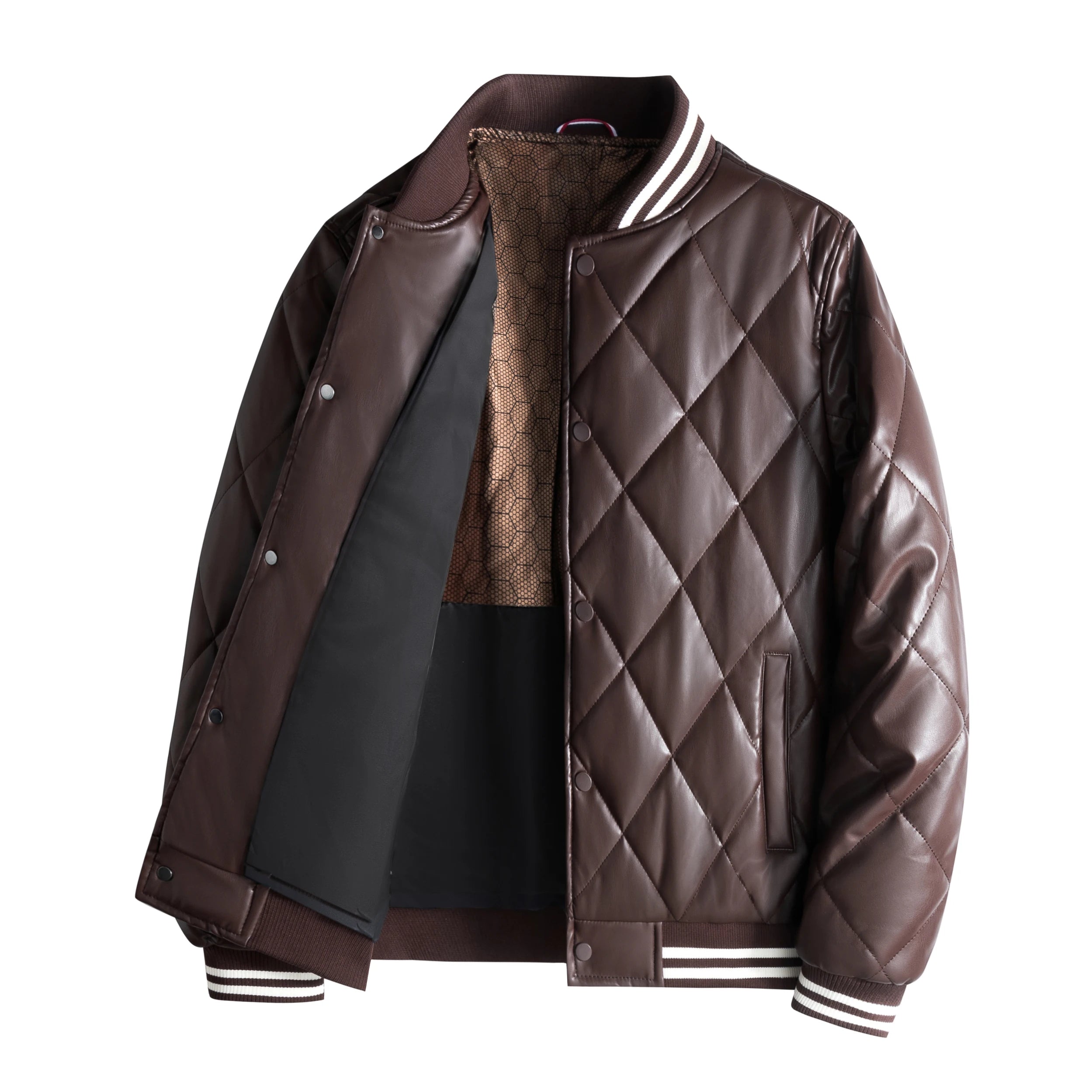 Tom Pierson Leather Bomber Jacket