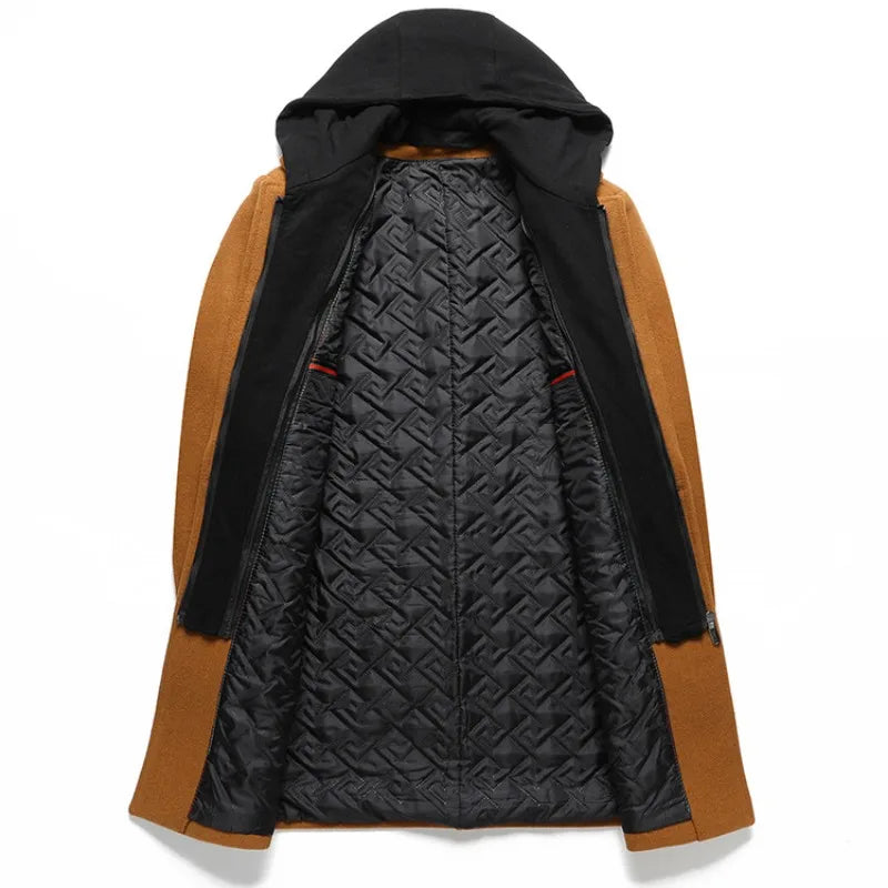 Grant Harrington Hooded Wool Coat