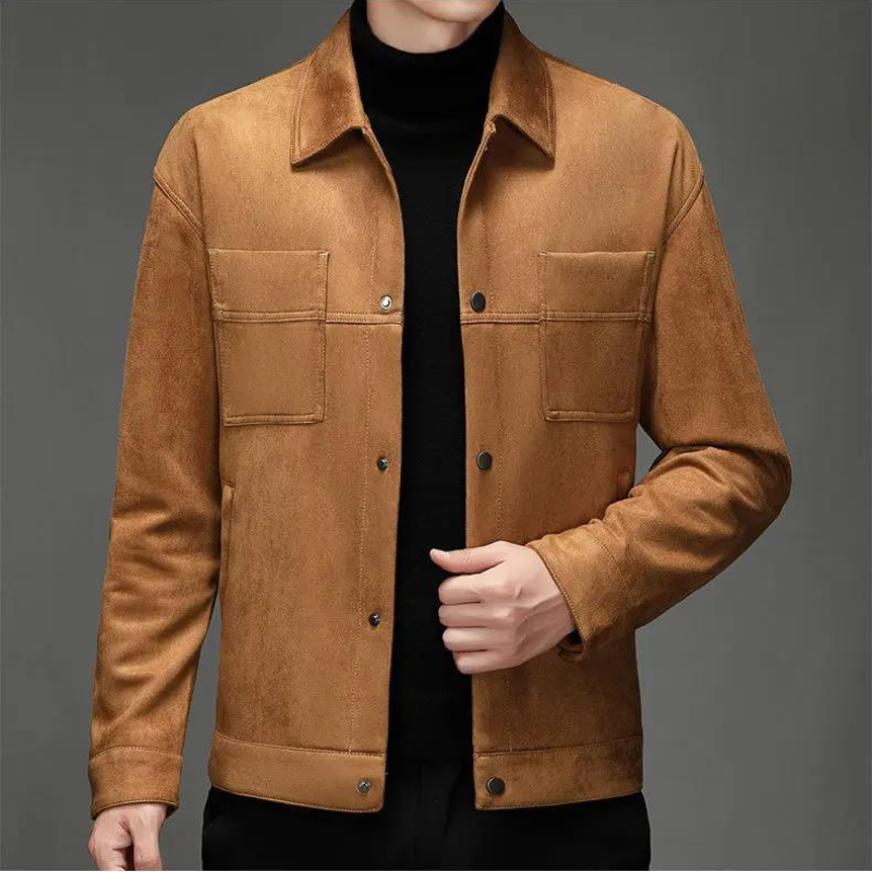 Lucas Bennett Soft Suede Jacket