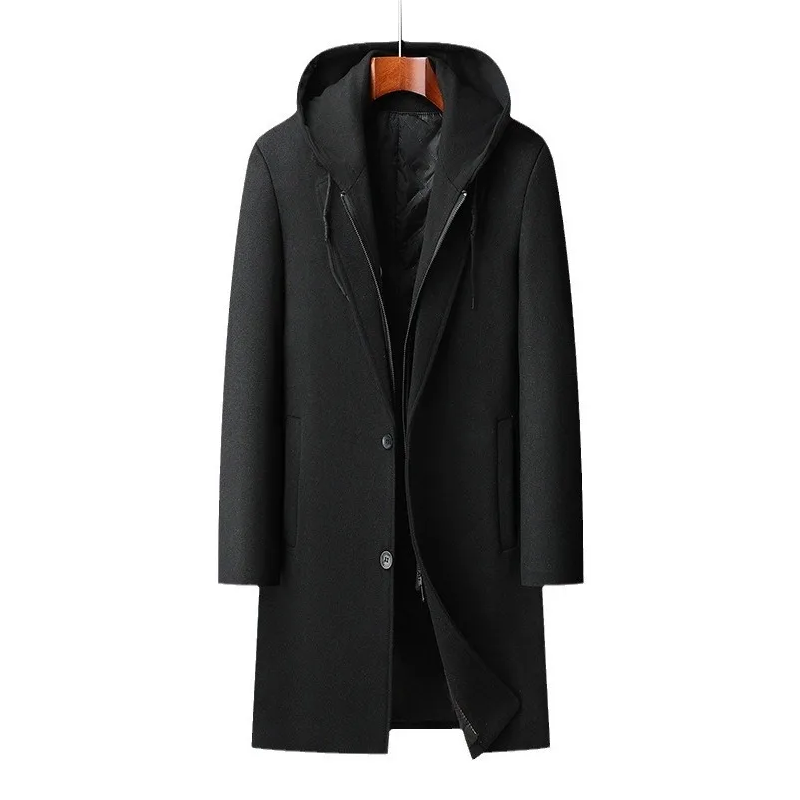 Grant Harrington Hooded Wool Coat