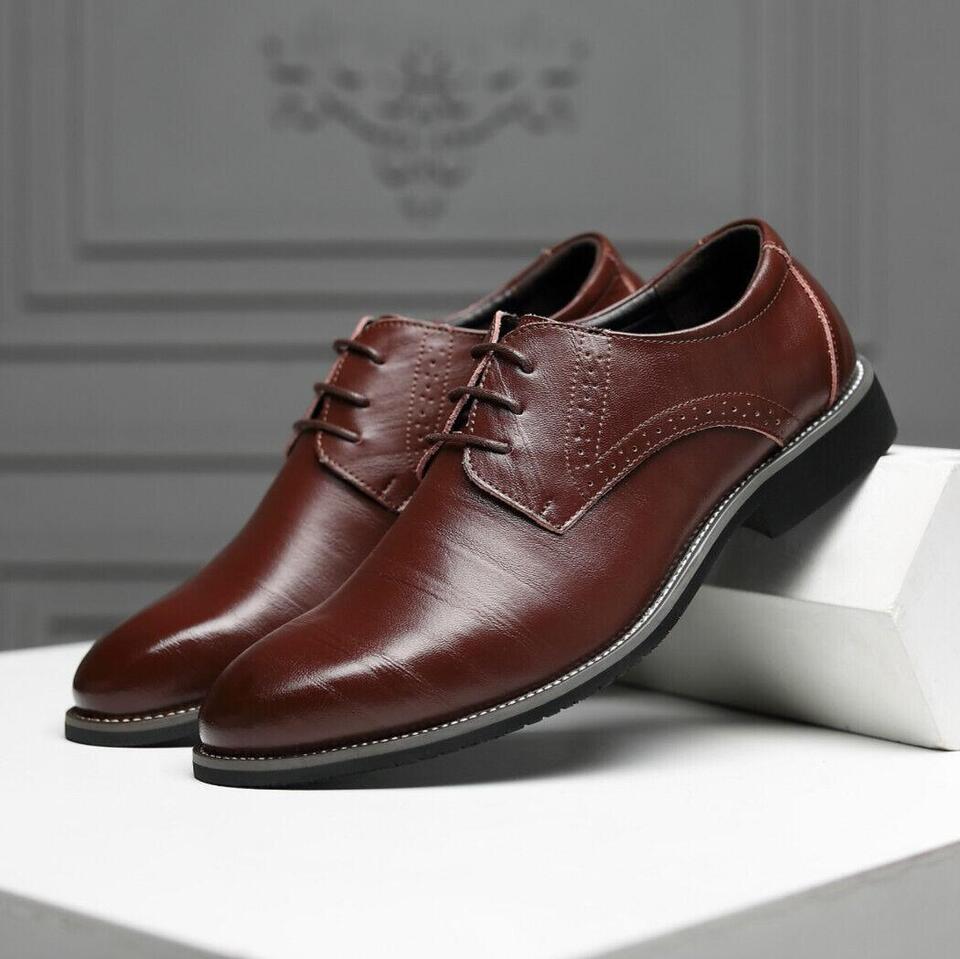 Sernano Genuine Leather Oxford Shoe